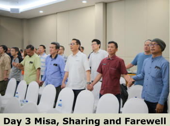 Day 3 Misa, Sharing and Farewell